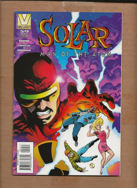 Solar Man Of The Atom #59 Scarce Next Last Issue 1St Printing Valiant