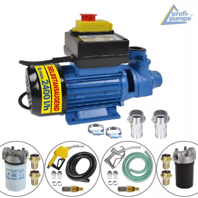 Dieselpumpe 230 Volt Mit Filter Elektrische Heizöl Pumpe Diesel Zapf Pistole