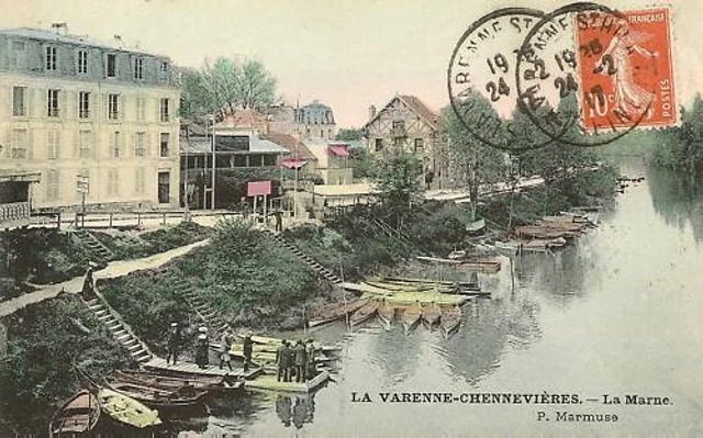 Cpa La Varenne Chennevieres La Marne