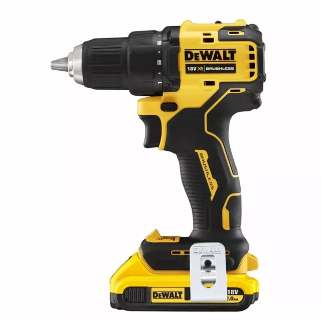 DEWALT Perceuse Batterie 18V DCD708D2T 2x Batterie 2,0 Ah