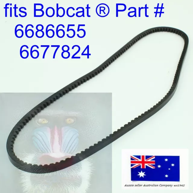 for Bobcat Alternator Water Pump Belt 6686655 S220 S250 S300 S330 T250 T300 T320