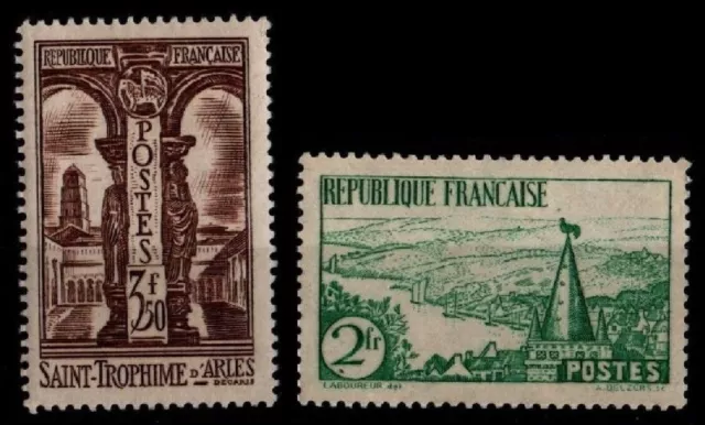 Série TOURISTIQUE, Neufs * = Cote 72 € / Lot Timbres France 301 + 302