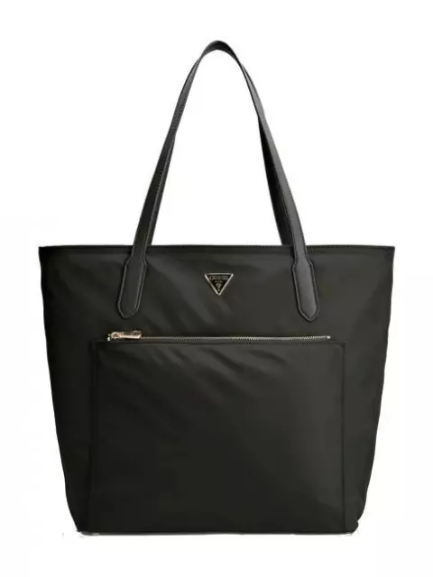 Bolsa Mujer GUESS Eco Gemma Totalizador Con Bolsillo Cremallera Negro ND Elegir=