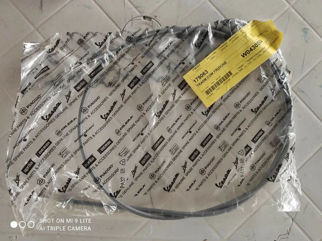 FILO CAVO TRASMISSIONE FRENO POSTERIORE 597383 ORIGINALE PIAGGIO LIBERTY 50 RST - Foto 3