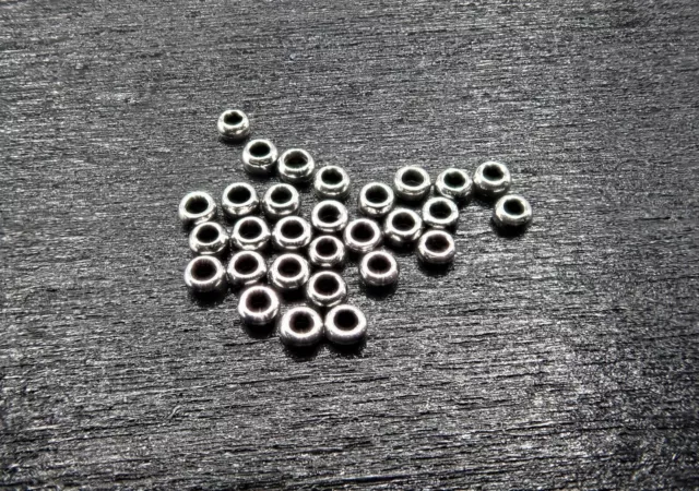 1,5mm Quetschperle Crimp Perle rund Edelstahl 10-500 Stück SB 588