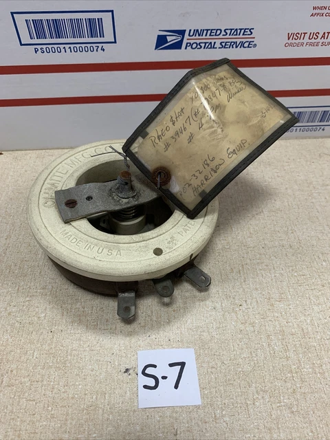 Ohmite 39467-A Ceramic Rheostat Resistor 10800 Ohms USED