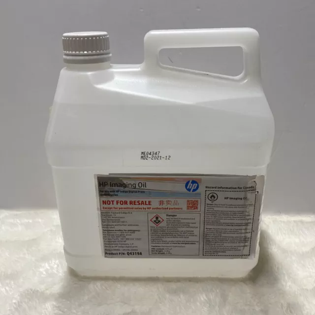Hewlett Packard Q4319A Imaging Oil Bottle For Indigo Digital Press WS4000