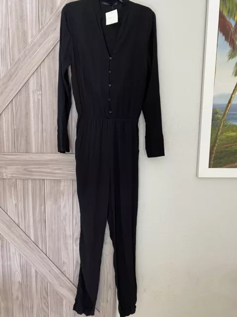 NWT Fraiche by J Black long sleeve medium jumpsuit