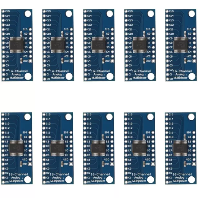 10 StüCk 16CH Analoges Multiplexer Modul 74HC4067 CD74HC4067 PräZises Modul8586