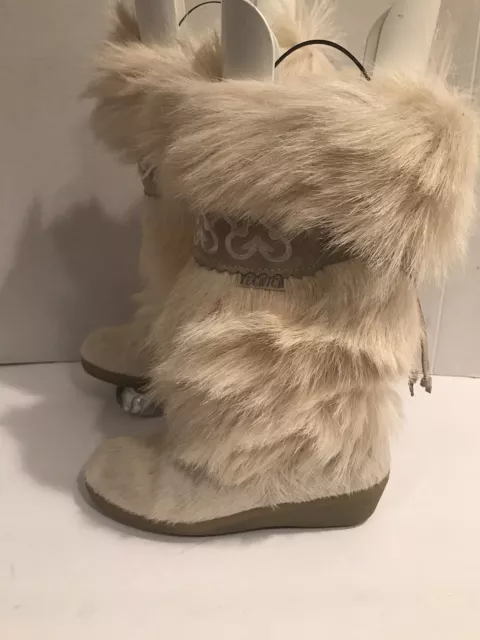 Tecnica Yeti Italien Fourrure Bottes Avec Doublure de Sherpa Blanc 5
