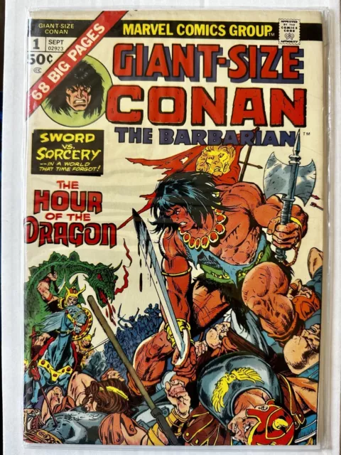 Giant-Size Conan #1 Nm- 9.2! 1St Belit Gil Kane White Pages