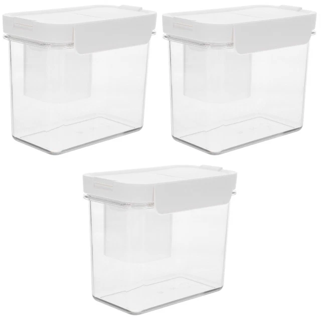 Dispenser Per Cereali Con Misurino - Design Trasparente - Divisorio Regolabile - 40x15x34 Cm - Foto 12