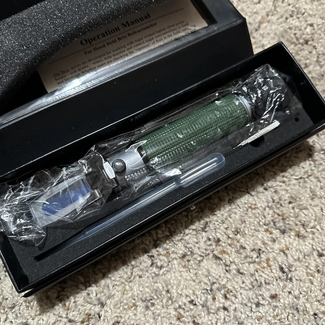 ZEBRA SKIMMERS HAND held Refractometer MT010ATC Brand New Free