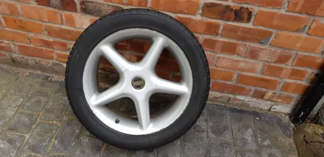 Véritable Volvo 17" roue alliage de secours pneu jante simple 235/45/17 5 x 108 rayons