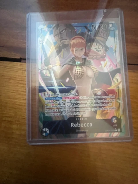 Parallel Rare Holo Card One Piece Card Game - Rebecca OP04-092 TR Alternate  Art, Chinese, Near Mint
