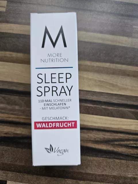 More Nutrition Sleep Spray - Waldfrucht - Vegan - 30 ml -  NEU & OVP