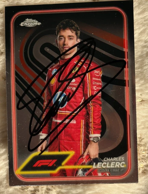 CHARLES LECLERC AUTO Topps chrome - Autograph certified PSA EUR 240,00 - FR