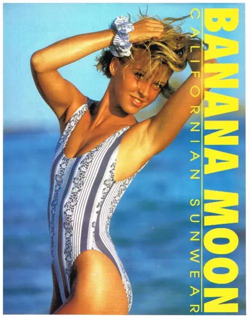 PUBLICITE ADVERTISING  1992   BANANA MOON  collection maillots de bain