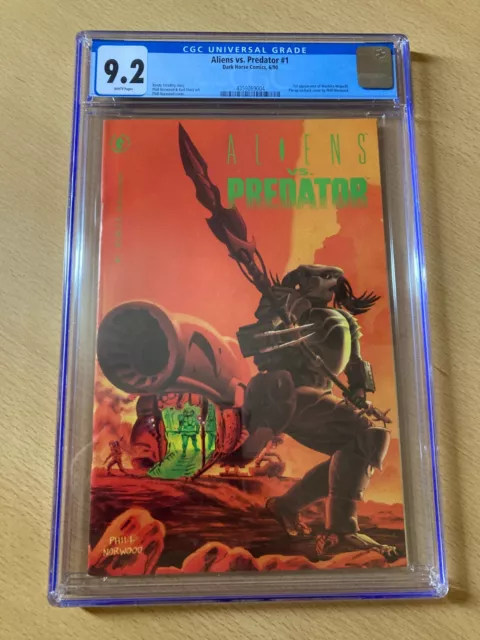 Aliens vs Predator 1 (1990) - Dark Horse Comics Schlüssel - CGC 9,2 NM-