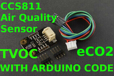 CCS811 CO2 sensor TVOC sensor Air Quality Sensor eCO2 sensor TVOC + Code arduino