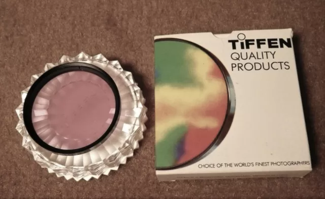 Tiffen 55 mm 812 warming ( better than SKY 1A).Screw-In Filter with case. NEW !