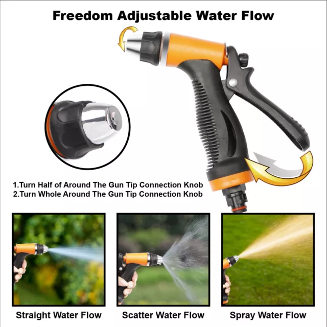 12V High Pressure Water Pump Gun Car Washer Portable Wash Electric Self-Priming 2