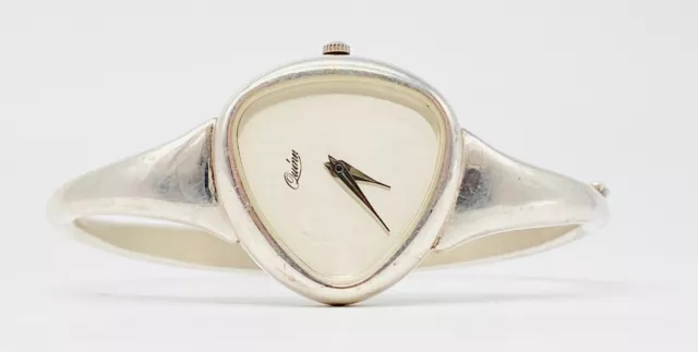 Damen Armbanduhr "QUINN", , Vollsilber 925/000, mechanisch (mgg369)