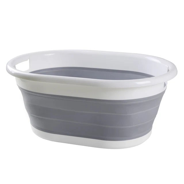 Cesta de ropa sucia plegable 17L cesto colada lavandería almacenamiento Edaygo