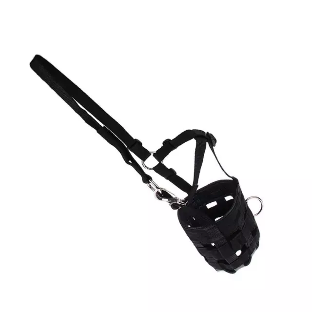 Nylon Pony Horse Pony Muzzle with Halter Under Chin