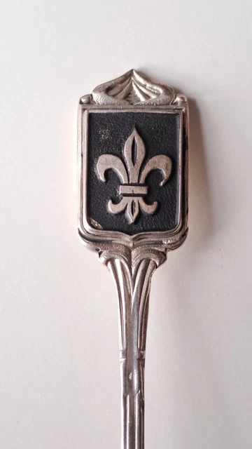 Attache De Cape En Argent XIXe Siècle - Fleurs De Lys - FANNIERE FRERES - Occasion