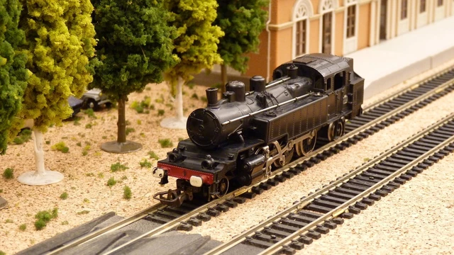 Hornby Meccano, Dampflok 131 TB 42 der SNCF, DC, gebraucht, HO, 1:87