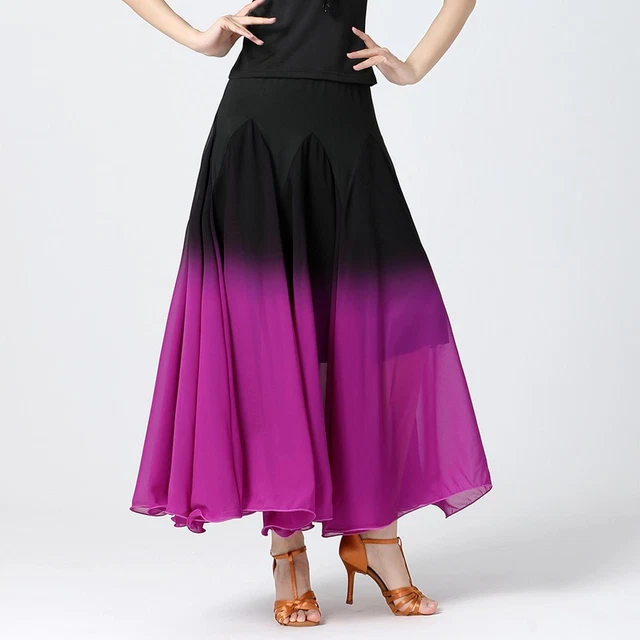 Ballroom Dance Skirt Belly Dancing Dress Long Swing Skirt Dance Practice