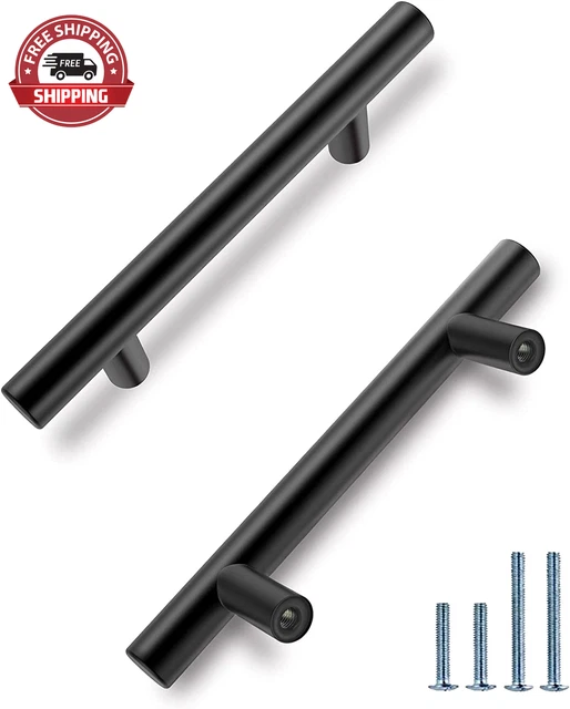 30 Pack | 3 Inch Center to Center Matte Black Cabinet Pulls Kitchen Cabinet Hand