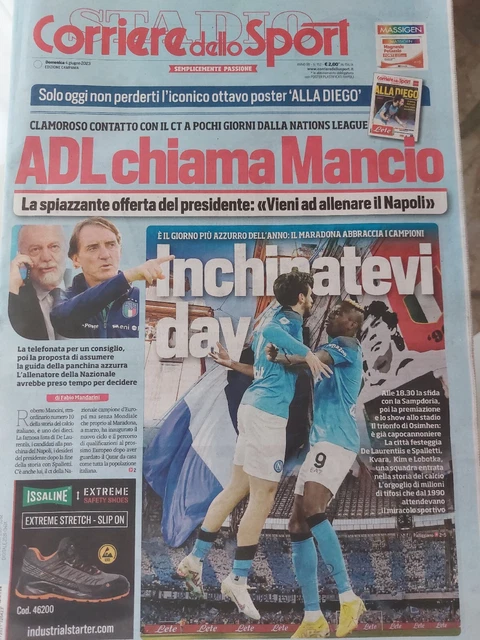 Corriere dello Sport azzurro, 04 Giugno 2023