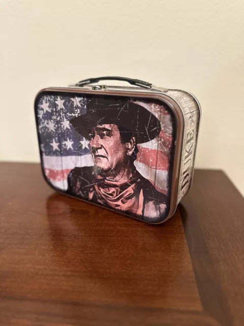 John Wayne The Duke Cowboy Retro Metal Lunch Box