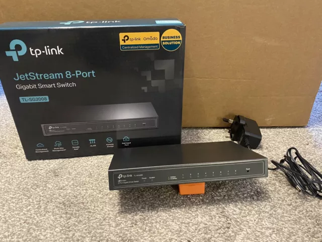 Tp-Link Jetstream SG2008 8-Port Gigabit Smart Switch Version 4