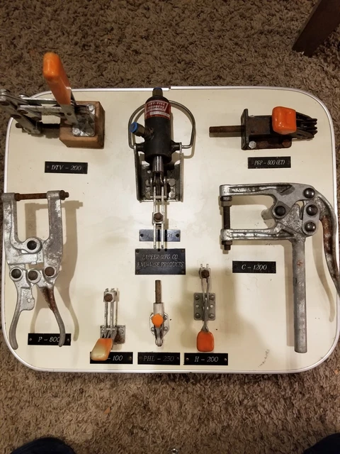 Vintage Lapeer Manufacturing Inc.  Sales Store Display KNU-VISE