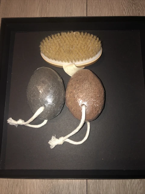 2X Natural Pumice Stone For Feet | Hard Dead Skin Callus Remover Exfoliate Foot