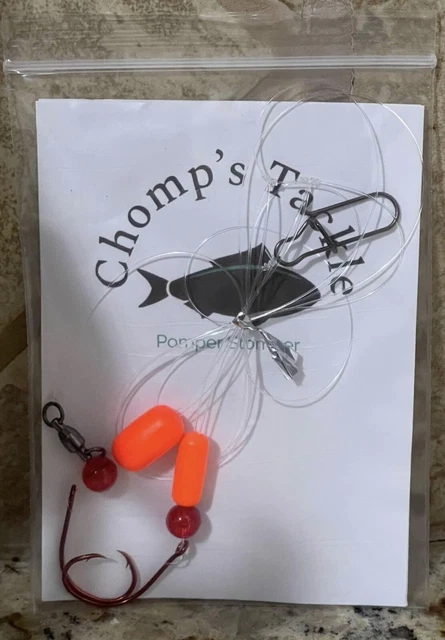 POMPER STOMPER POMPANO Rig- Fishing Rigs Bullet Floats £29.67 - PicClick UK