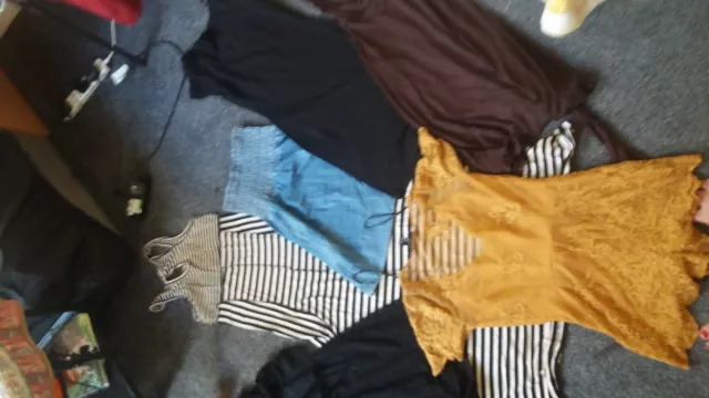 Bundle of clothes,jumper, dress.....