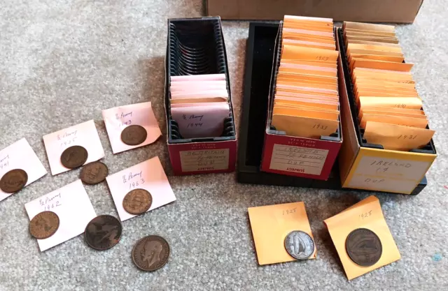 Ireland Great Britain   1920`s-1960`s  Penny & Half Penny  Coins Collection 75