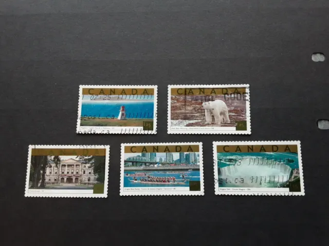 Canada 2003 Tourist Attractions $1.25 3rd Series Used Set