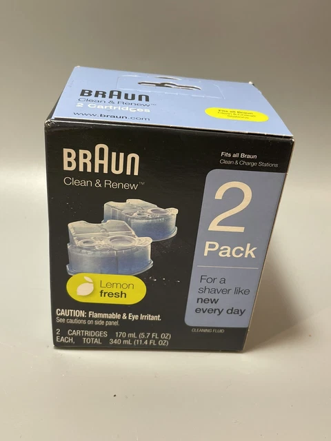 Cartuchos de recarga Braun Clean & Renew - 2 unidades