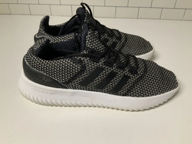 ADIDAS ATHLETIC UK Size 6 Men s black Grey White Shoes Trainers