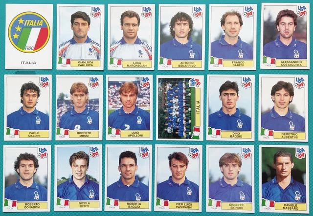 RARE!!! Italy - Panini USA 94 World Cup Story Stickers RARE!!! Italy - Panini USA 94 World Cup Story Stickers