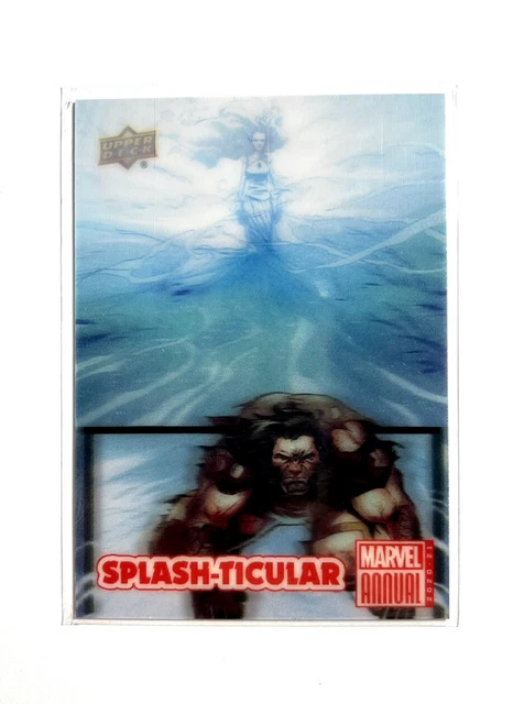 Marvel Annual 2020-21 (UD 2022) SPLASH-TICULAR Insert Card S19 WOLVERINE #1
