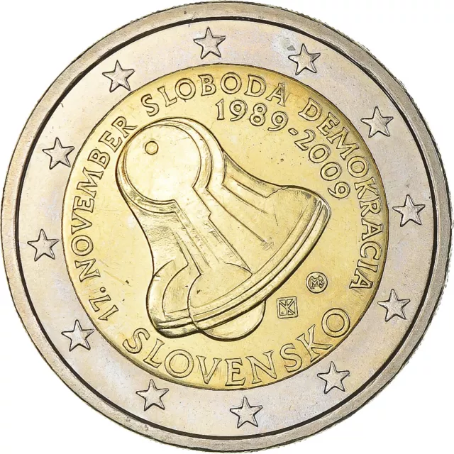 [#1069729] Slowakei, 2 Euro, Freedom, 2009, Kremnica, UNC, Bi-Metallic, KM:107