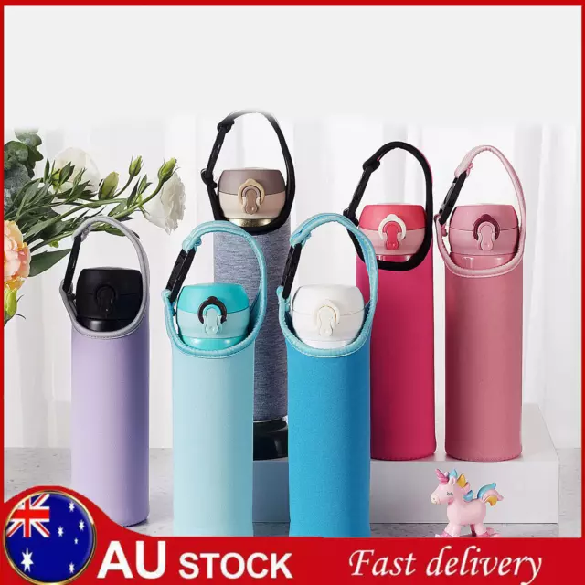 450-600ml Neoprene Water Bottle Carrier Insulated Cover Bag Holder Travel Useful