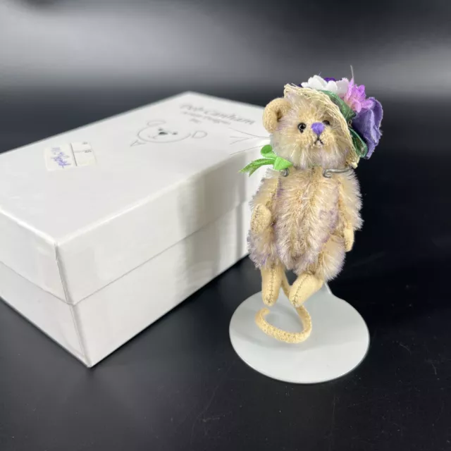 DEB CANHAM Artist Designs LITTLE MISS PROPER. 2.75" LE Mohair mouse HOT EDITION