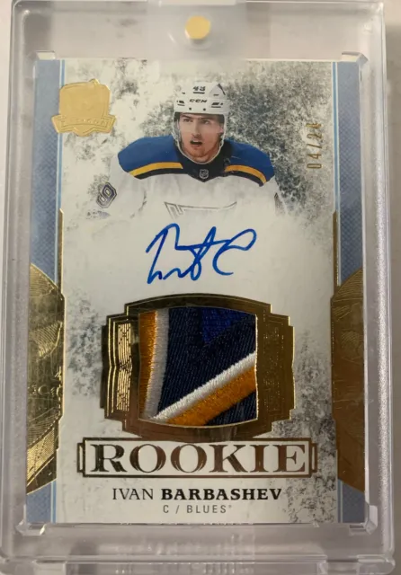 Ivan Barbashev The Cup Gold Rookie Patch Auto /24
